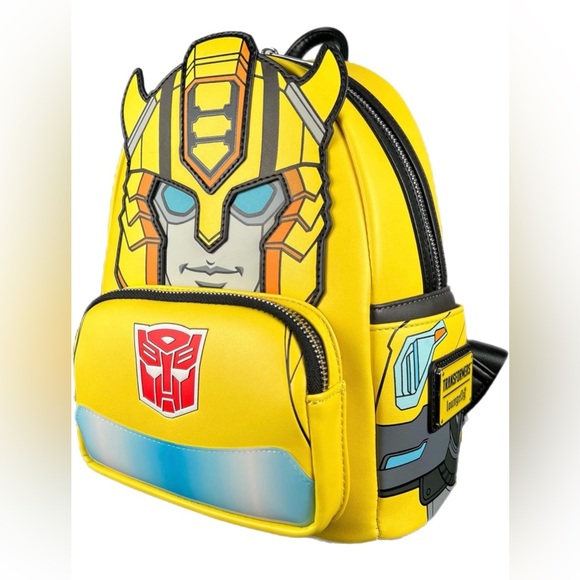 NWT Loungefly Hasbro Transformers Bumble Bee mini backpack main image 7